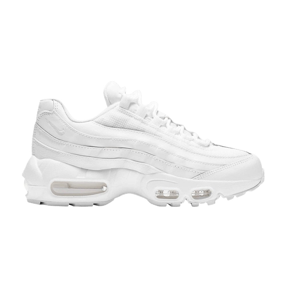 Nike Air Max 95 Recraft GS 'Triple White' – boční pohled | Purekickz