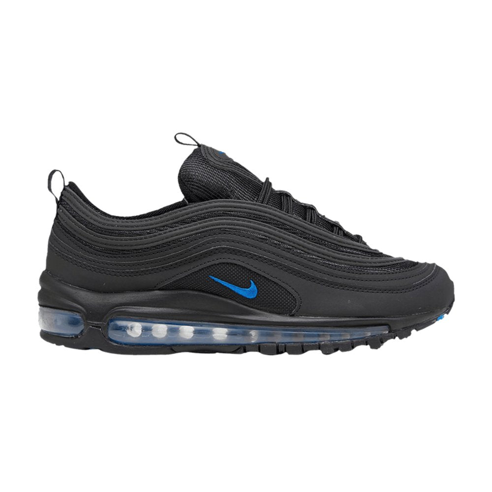 Nike Air Max 97 Black Imperial Blue (GS) – boční pohled | Purekickz