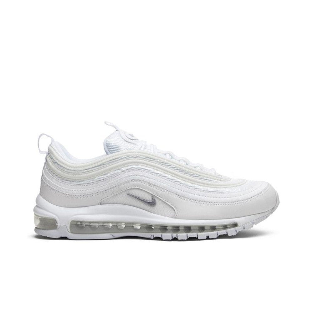 Nike Air Max 97 Triple White Wolf Grey – boční pohled | Purekickz