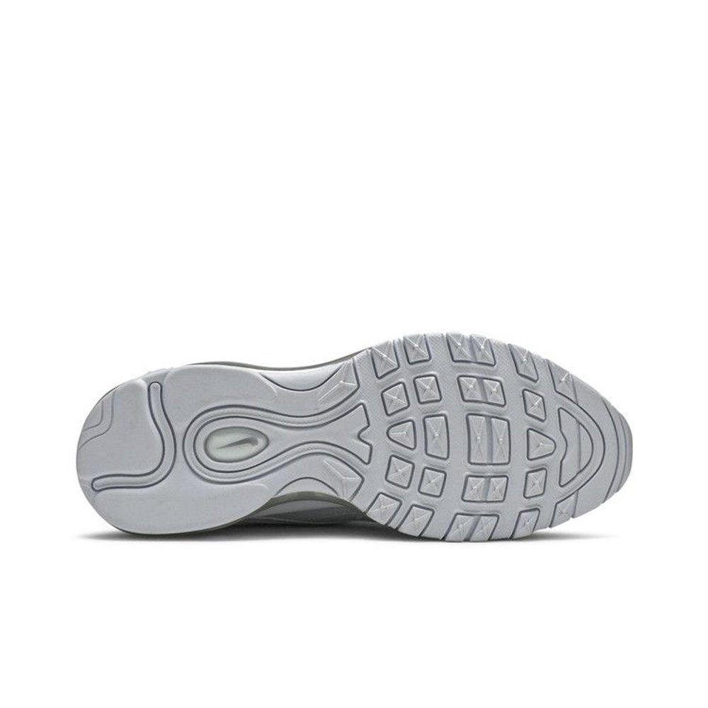 Nike Air Max 97 White Metallic Silver (GS) – zadní pohled | Purekickz