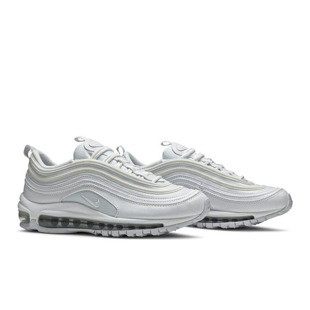 Nike Air Max 97 White Metallic Silver (GS) – lifestyle foto | Purekickz