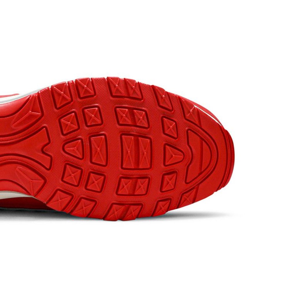 Nike Air Max 98 'University Red' – pohled shora | Purekickz