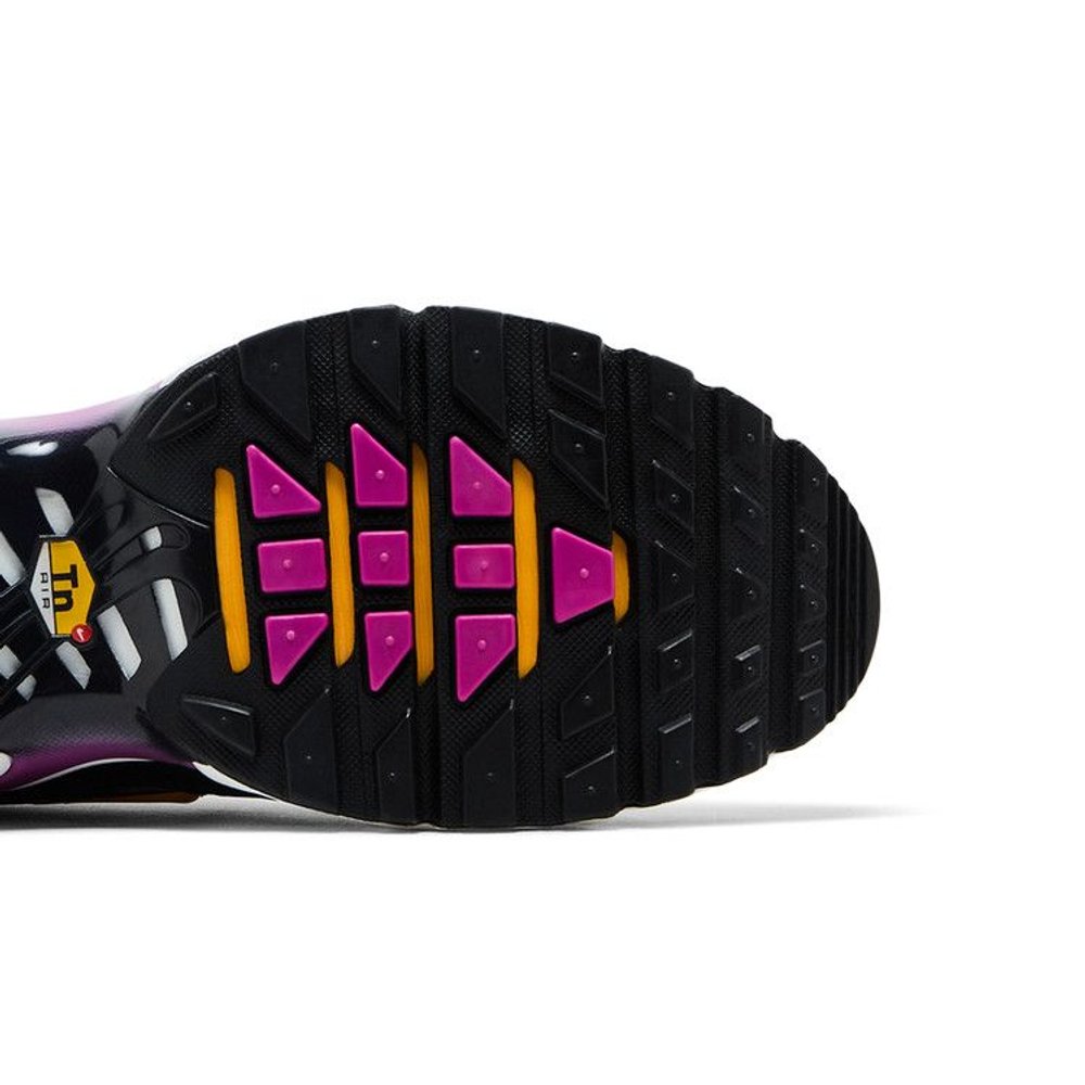 Nike Air Max Plus Black Laser Orange White Hyper Violet (W) – pohled shora | Purekickz