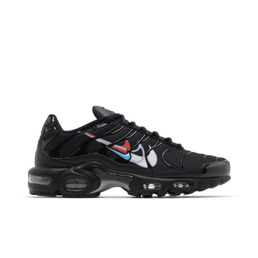 Nike Air Max Plus Multi Swoosh Black Crimson – boční pohled | Purekickz