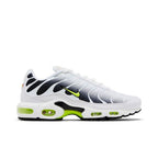 Nike Air Max Plus White Black Volt – boční pohled | Purekickz