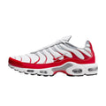 Nike Air Max Plus White University Red Wolf Grey