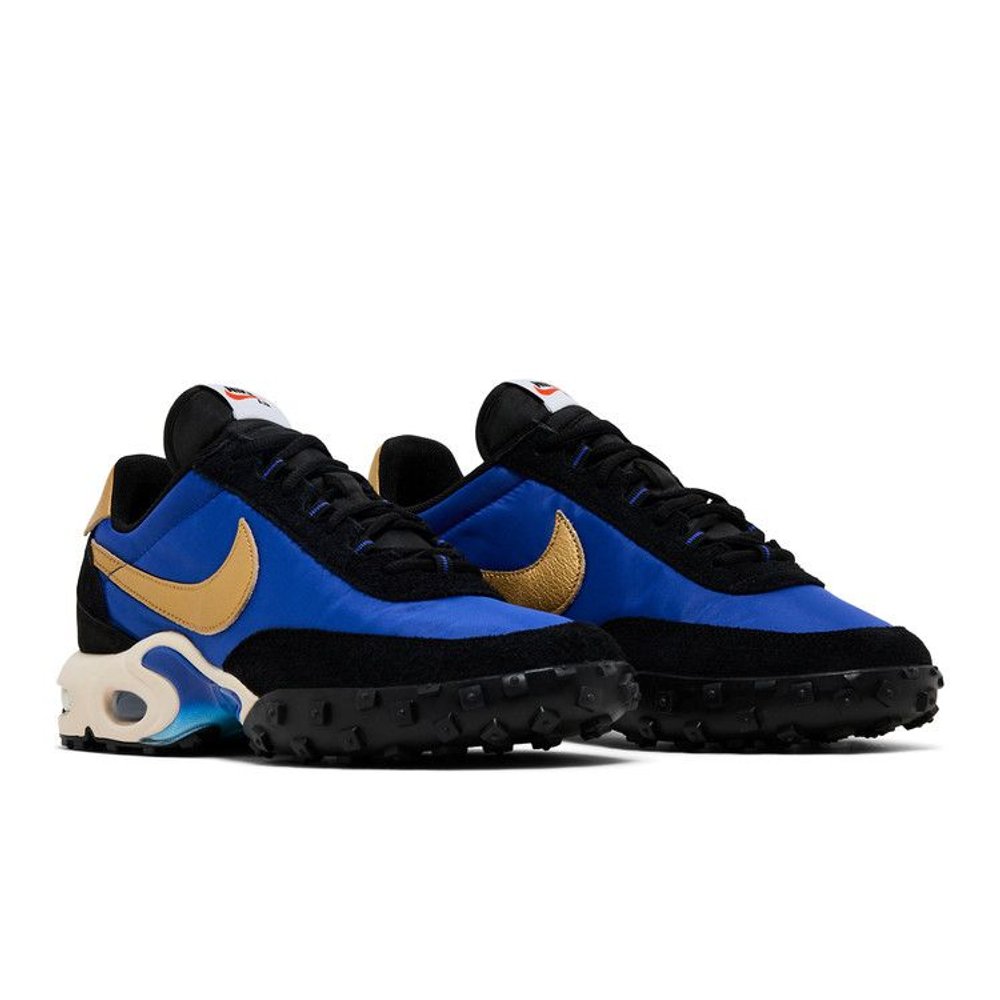 Nike Air Max Waffle Racer SP Hyper Blue Metallic Gold – lifestyle foto | Purekickz