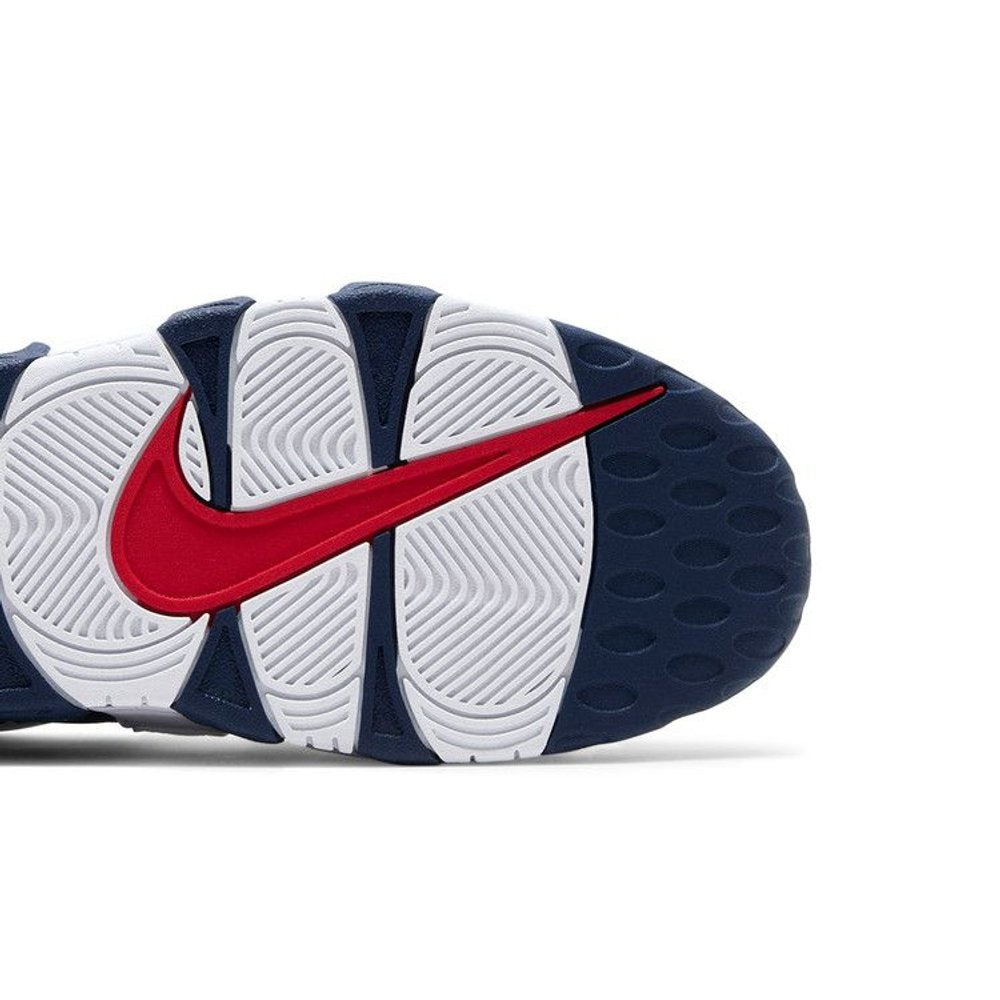 Nike Air More Uptempo 96 Olympic (2024) – pohled shora | Purekickz