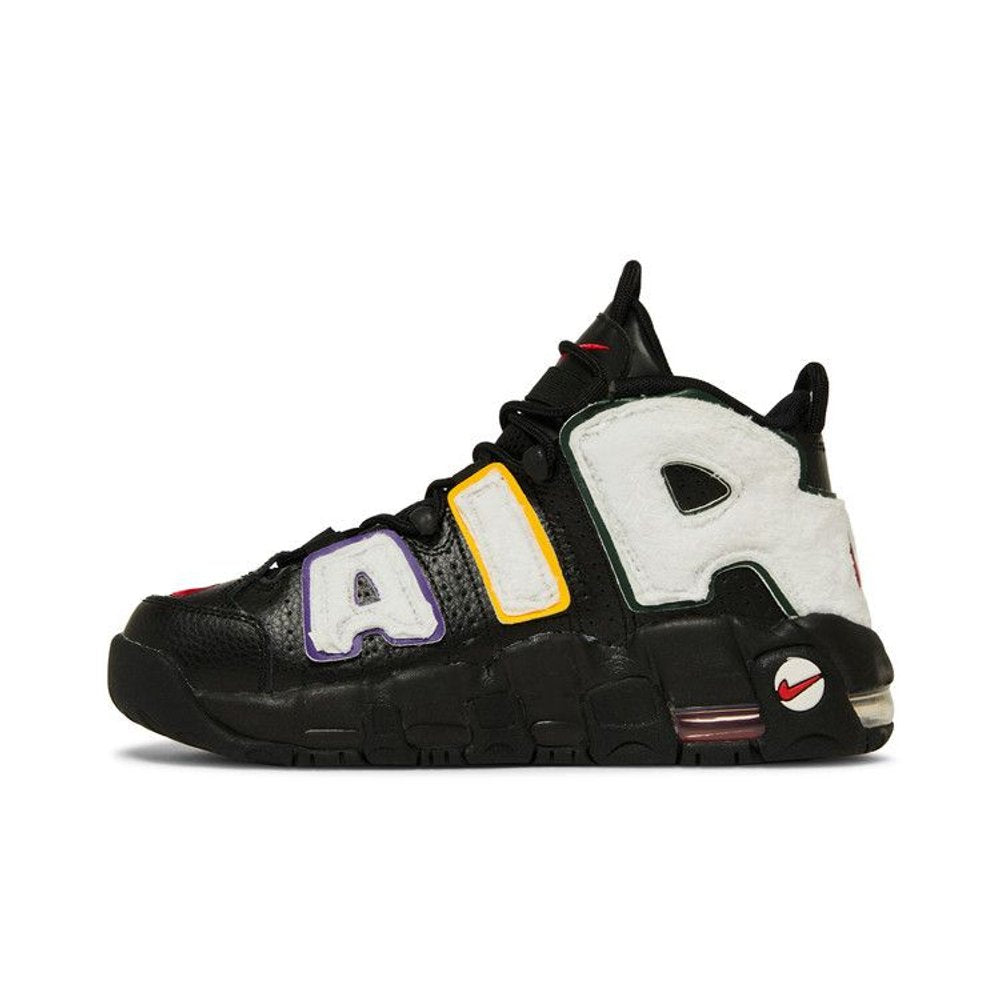 Nike Air More Uptempo Black University Red White (GS)