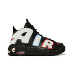 Nike Air More Uptempo Black University Red White (GS) – boční pohled | Purekickz