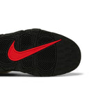 Nike Air More Uptempo Black University Red White (GS) – pohled shora | Purekickz