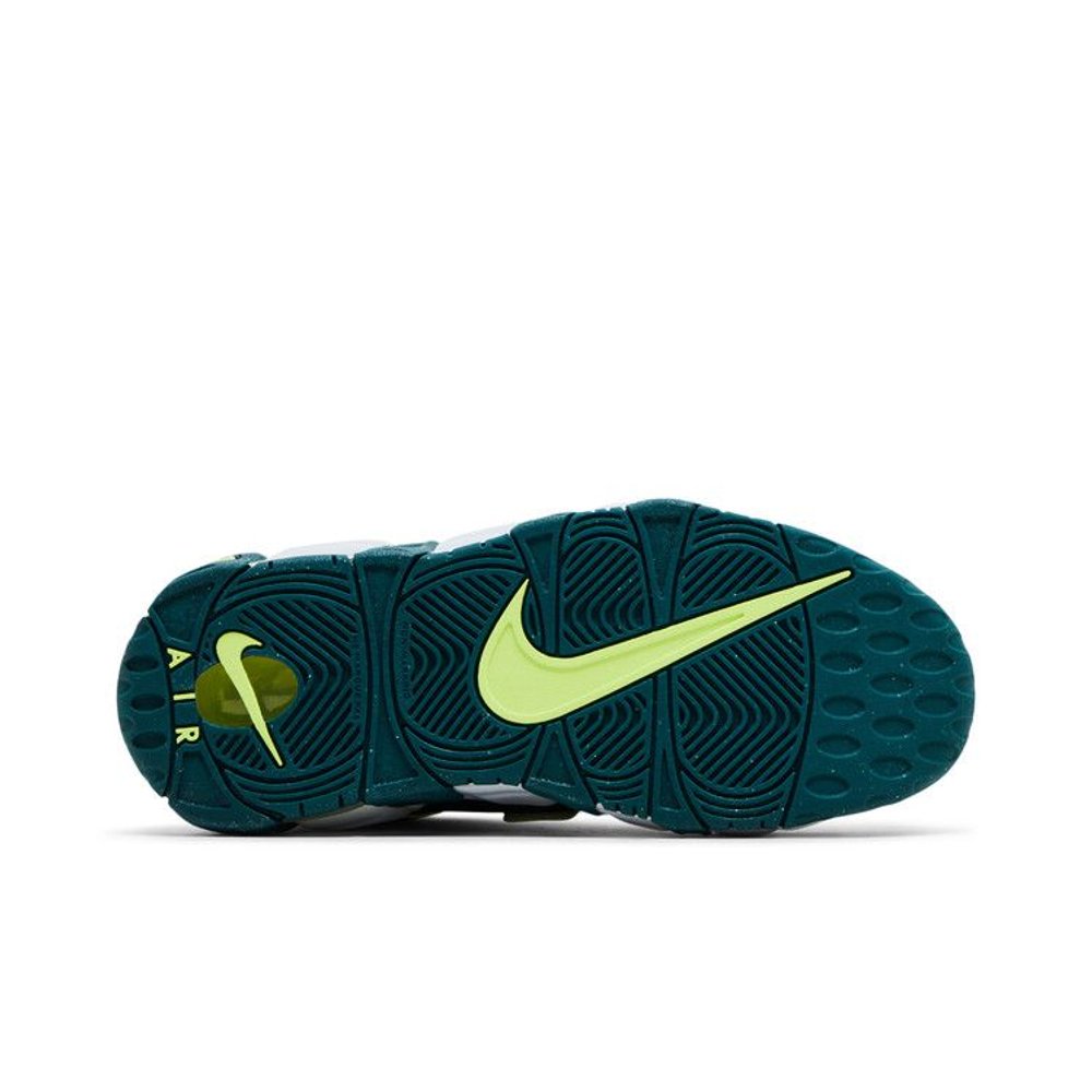 Nike Air More Uptempo Low Black Geode Teal (GS)