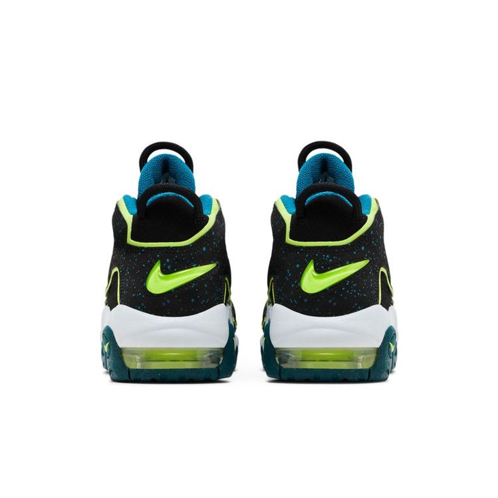 Nike Air More Uptempo Low Black Geode Teal (GS)