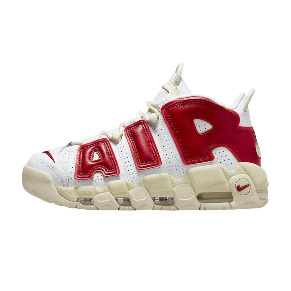Nike Air More Uptempo White Red Sail – hlavní pohled | Purekickz