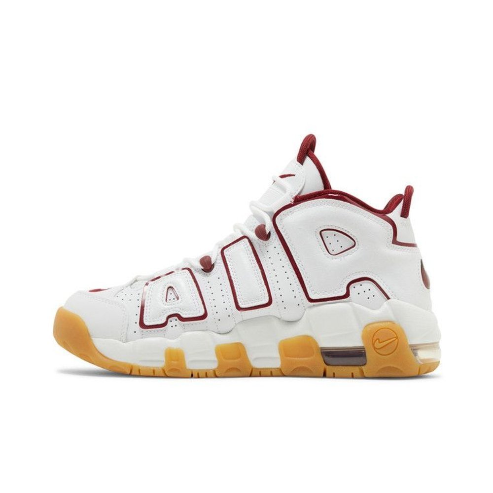 Nike Air More Uptempo White Team Red Gum (GS)