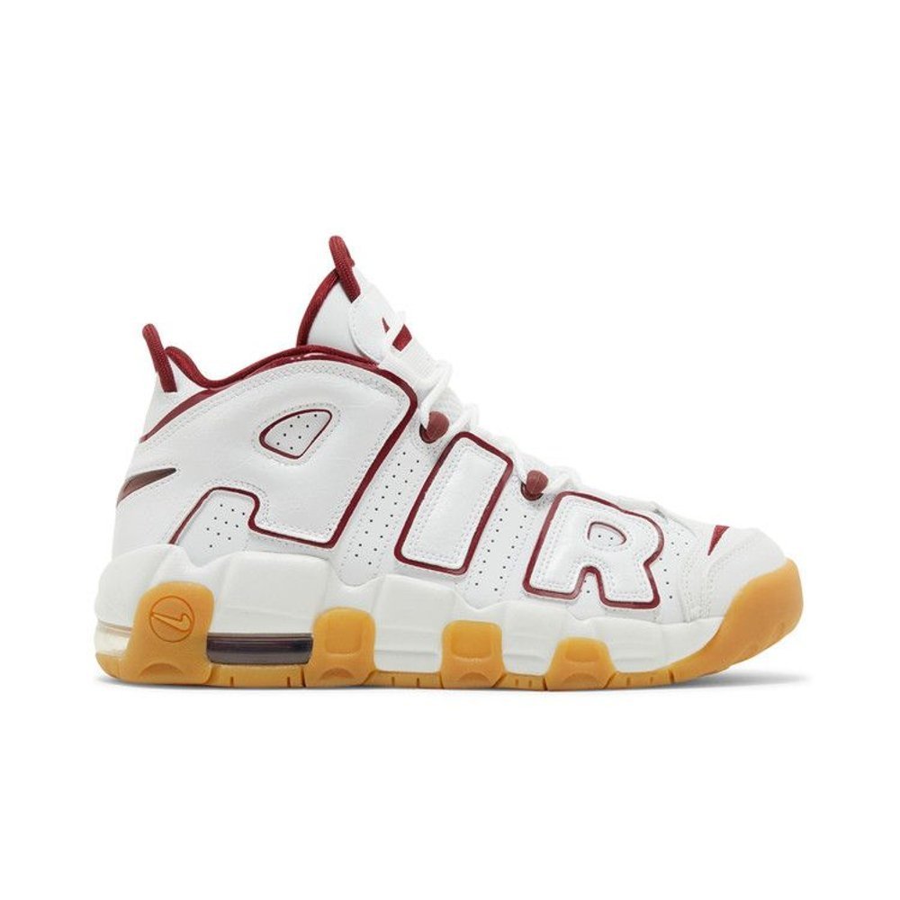 Nike Air More Uptempo White Team Red Gum (GS)