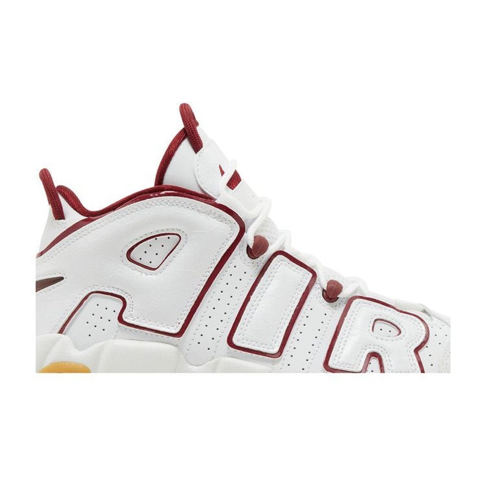 Nike Air More Uptempo White Team Red Gum (GS) – detail | Purekickz