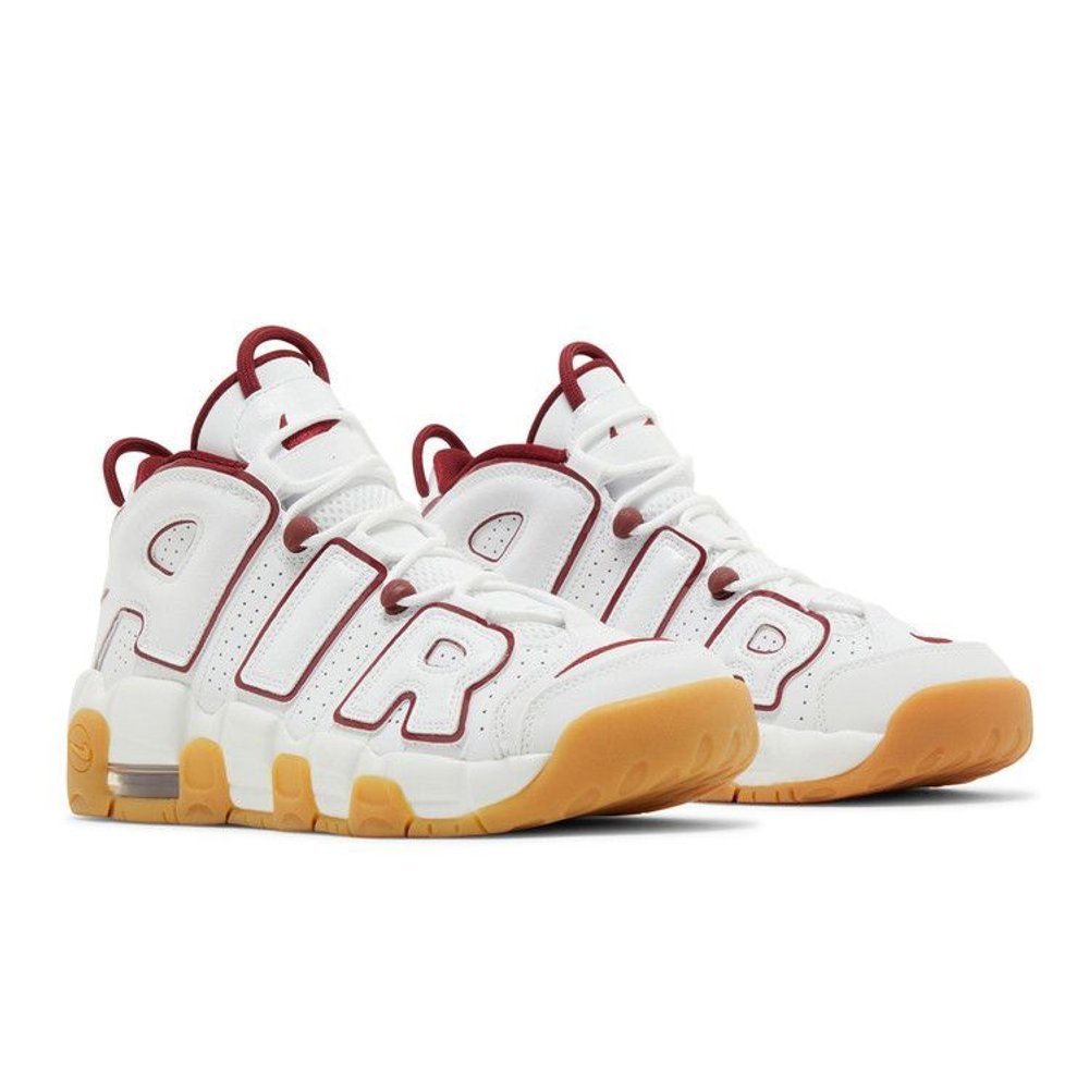 Nike Air More Uptempo White Team Red Gum (GS) – lifestyle foto | Purekickz