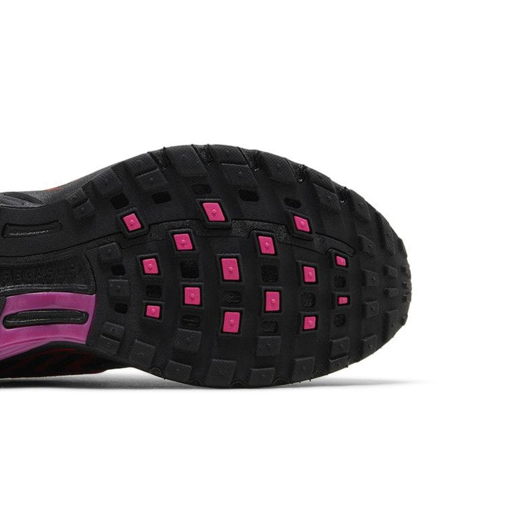 Nike Air Peg 2K5 Black Fire Red – pohled shora | Purekickz