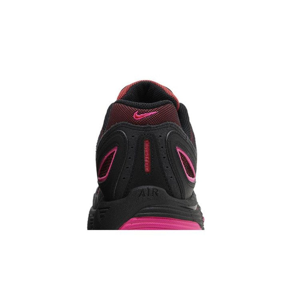 Nike Air Peg 2K5 Black Fire Red – detail materiálu | Purekickz