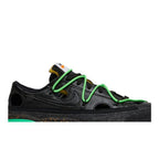 Nike Blazer Low Off-White Black Electro Green – detail | Purekickz