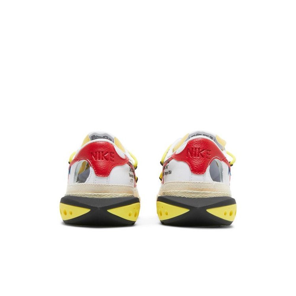 Nike Blazer Low Off-White University Red – podrážka | Purekickz