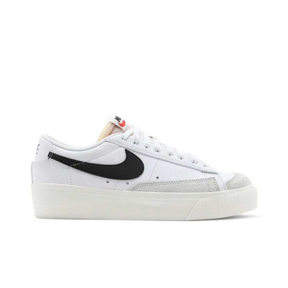 Nike Blazer Low Platform White Black (W) – boční pohled | Purekickz