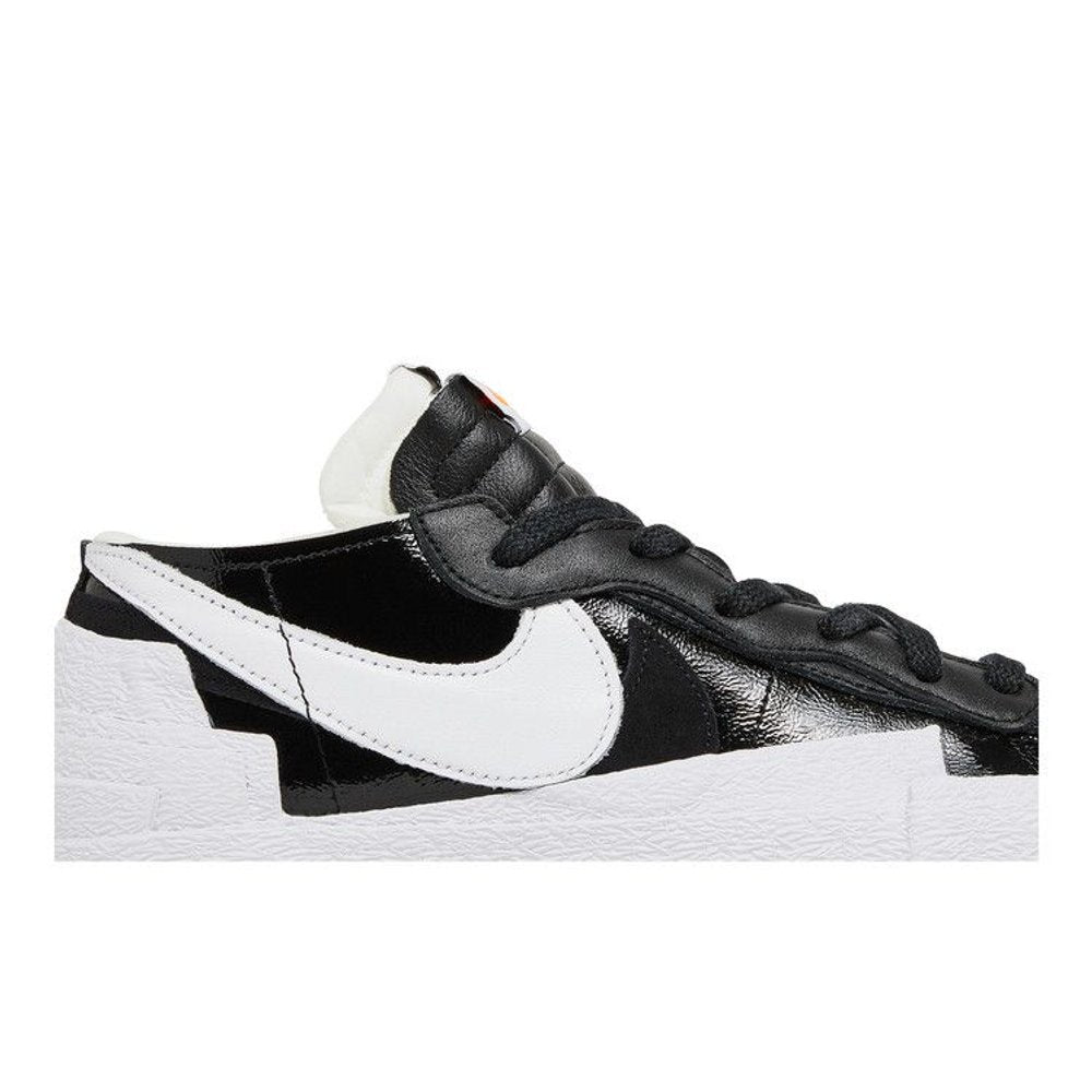 Nike Blazer Low Sacai Black Patent Leather – detail | Purekickz