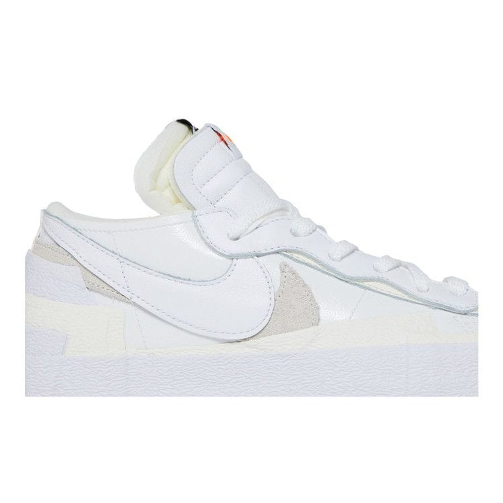 Nike Blazer Low sacai White Patent Leather – detail | Purekickz