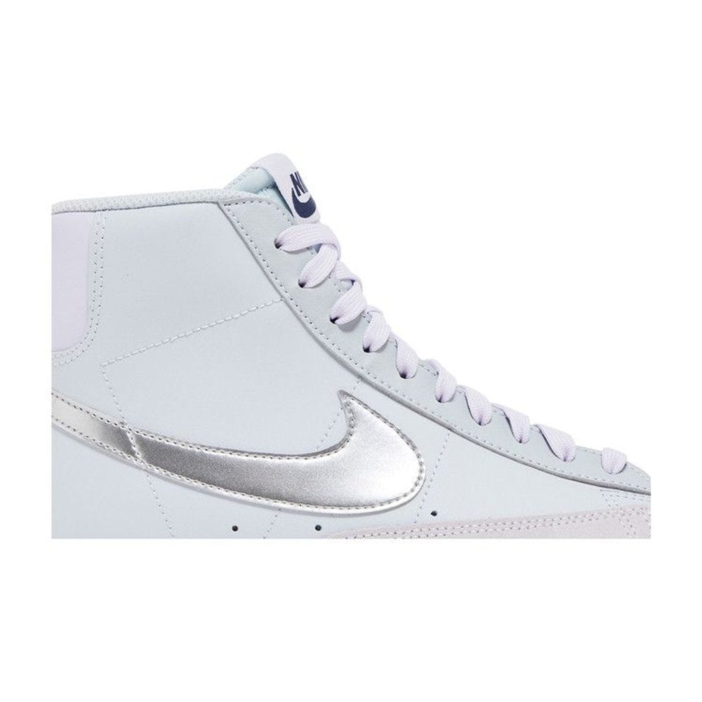 Nike Blazer Mid '77 Platinum Grape Metallic Silver – detail | Purekickz