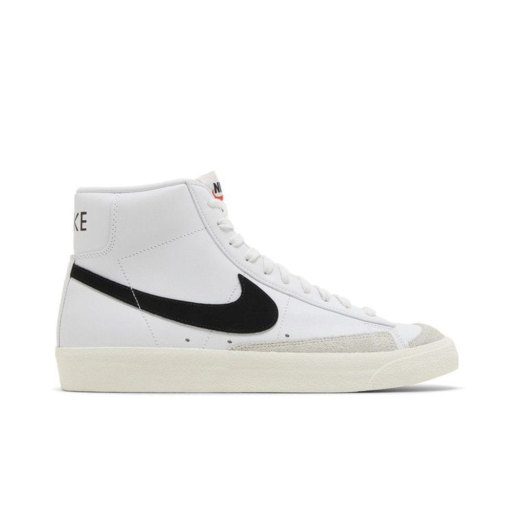 Nike Blazer Mid 77 Vintage White Black – boční pohled | Purekickz