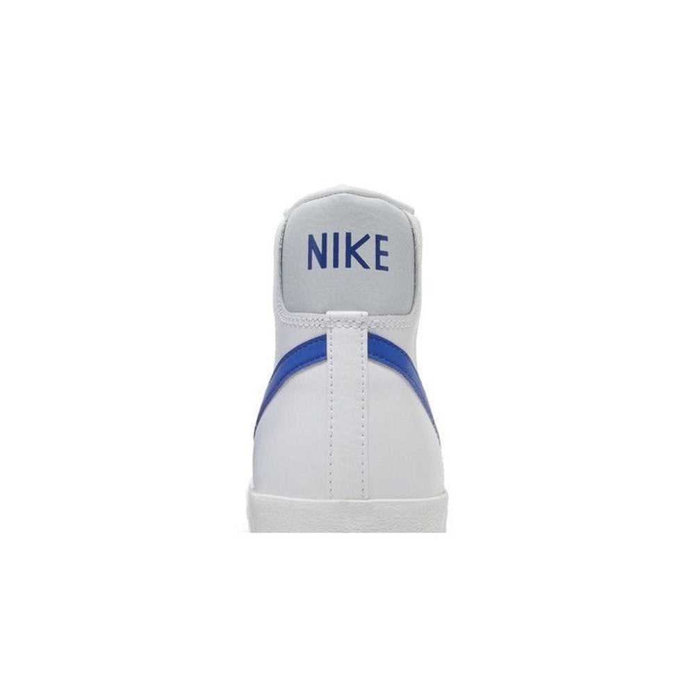 Nike Blazer Mid 77 Vintage White Game Royal – detail materiálu | Purekickz