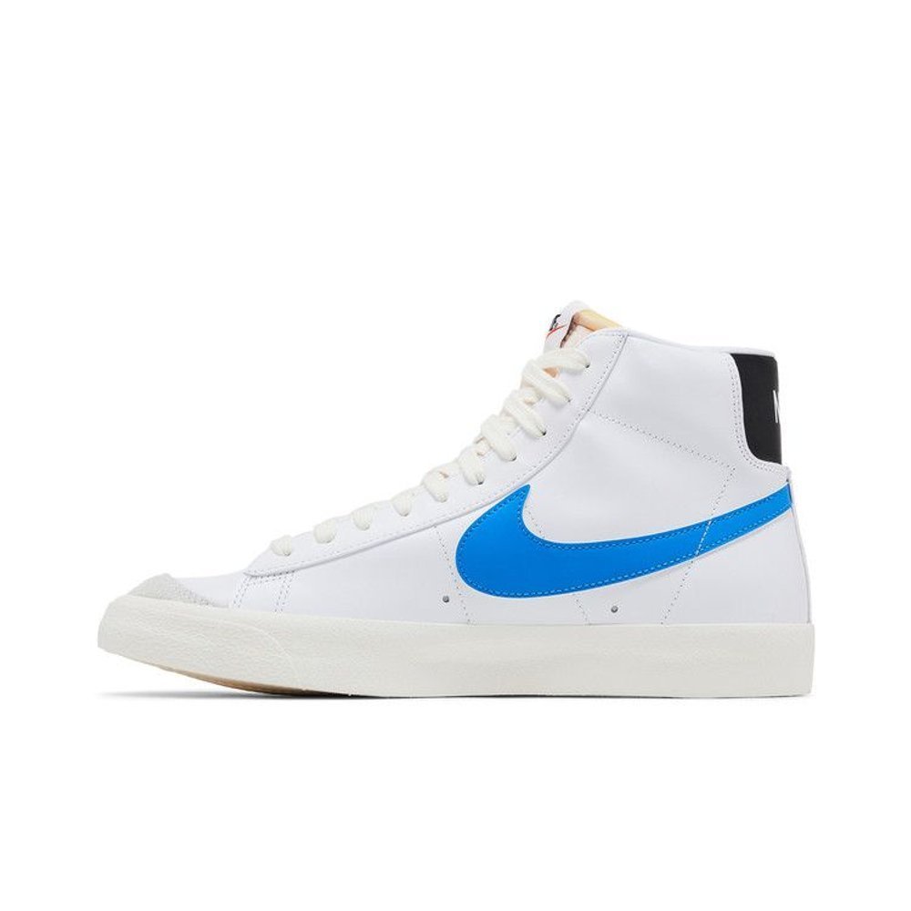 Nike Blazer Mid 77 Vintage White Light Photo Blue Black Sail – hlavní pohled | Purekickz