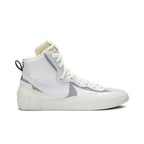 Nike Blazer Mid sacai White Grey – boční pohled | Purekickz