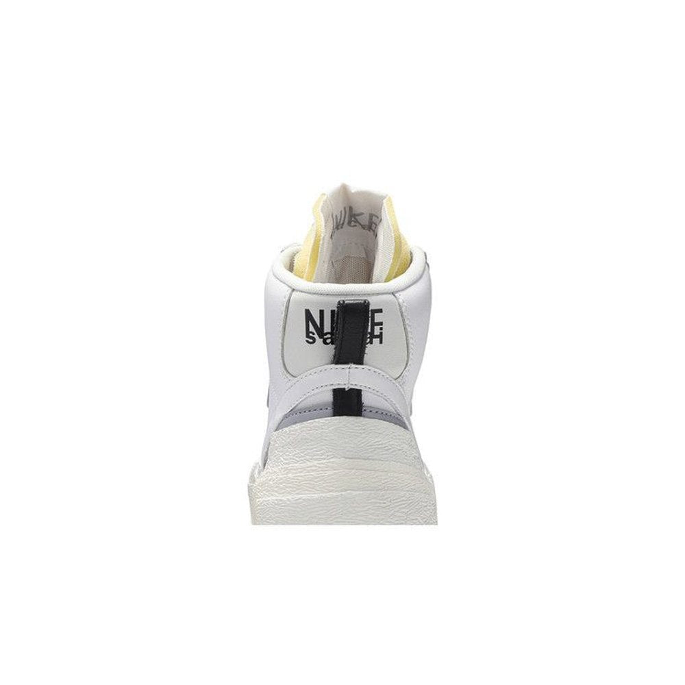 Nike Blazer Mid sacai White Grey – detail materiálu | Purekickz