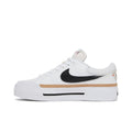 Nike Court Legacy Lift White Black (W) – hlavní pohled | Purekickz