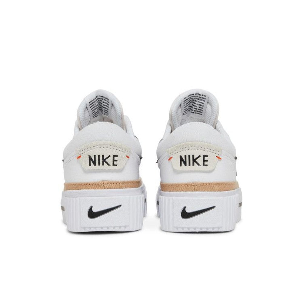 Nike Court Legacy Lift White Black (W) – podrážka | Purekickz