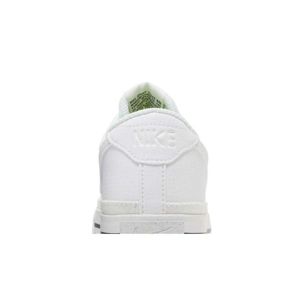 Nike Court Legacy Next Nature White Black (W) – detail materiálu | Purekickz