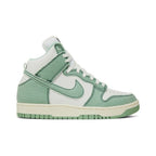 Nike Dunk High 1985 Enamel Green Denim (Women's) – boční pohled | Purekickz