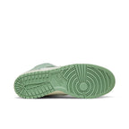 Nike Dunk High 1985 Enamel Green Denim (Women's) – zadní pohled | Purekickz