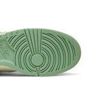 Nike Dunk High 1985 Enamel Green Denim (Women's) – pohled shora | Purekickz