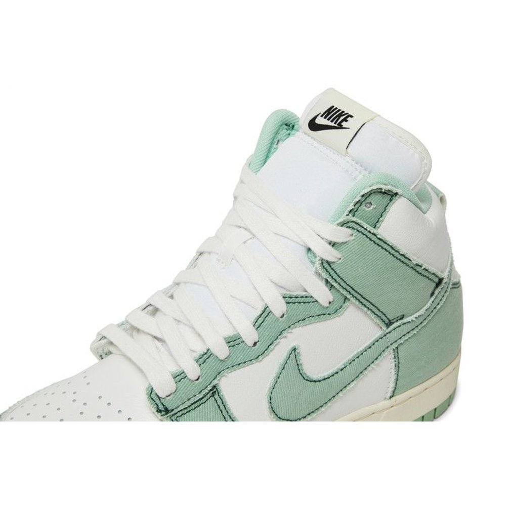 Nike Dunk High 1985 Enamel Green Denim (Women's) – pohled 9 | Purekickz