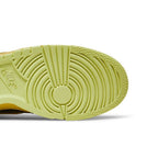 Nike Dunk High 1985 SP Yellow Acid Wash – pohled shora | Purekickz