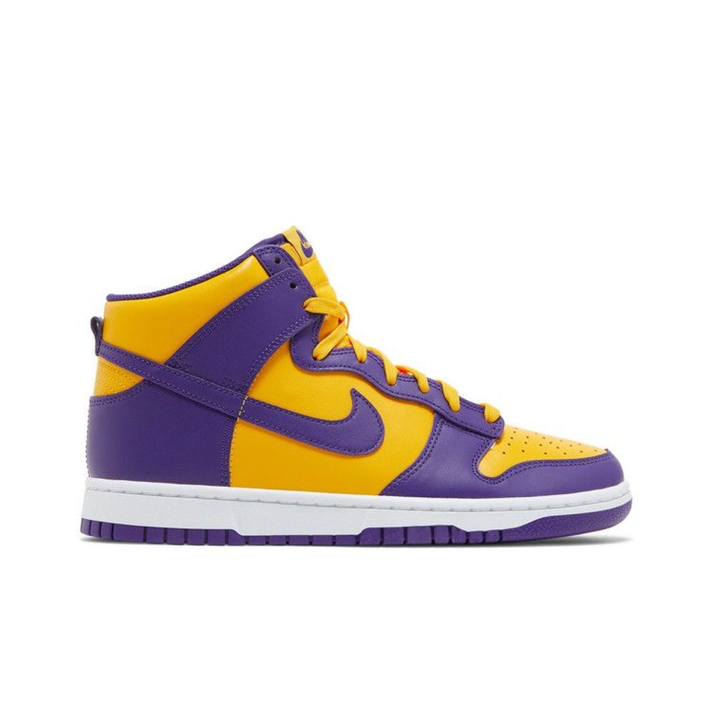 Nike Dunk High Lakers – boční pohled | Purekickz