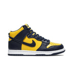 Nike Dunk High Michigan (2020) – boční pohled | Purekickz