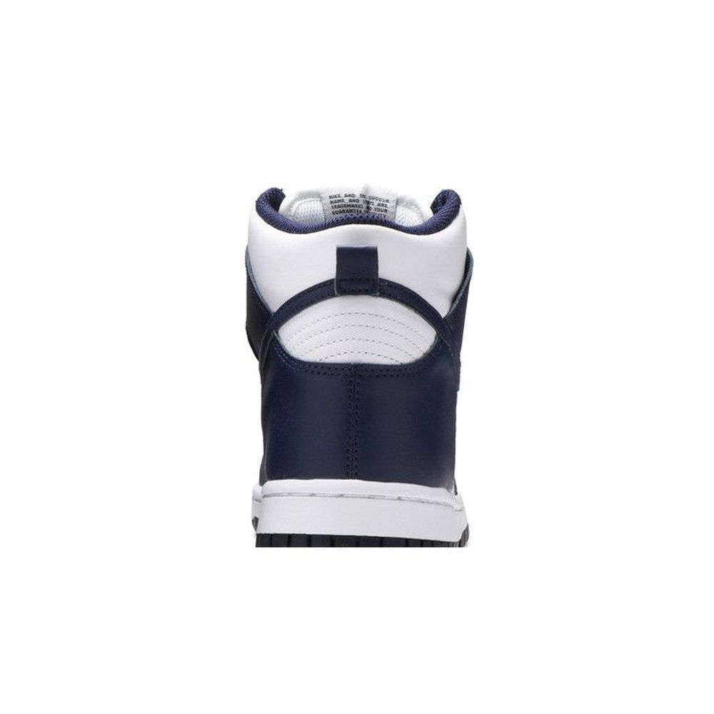 Nike Dunk High  Midnight Navy (GS) – detail materiálu | Purekickz
