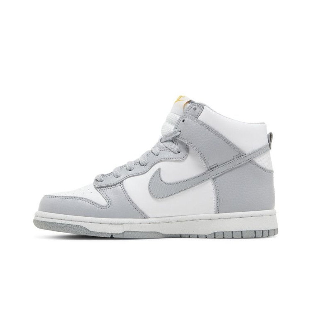 Nike Dunk High Next Nature Wolf Grey Marigold (GS) – hlavní pohled | Purekickz