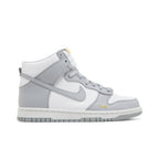 Nike Dunk High Next Nature Wolf Grey Marigold (GS) – boční pohled | Purekickz