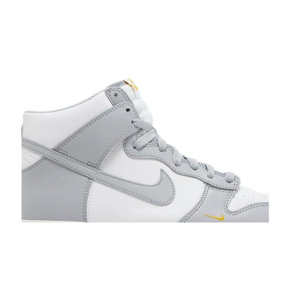 Nike Dunk High Next Nature Wolf Grey Marigold (GS) – detail | Purekickz