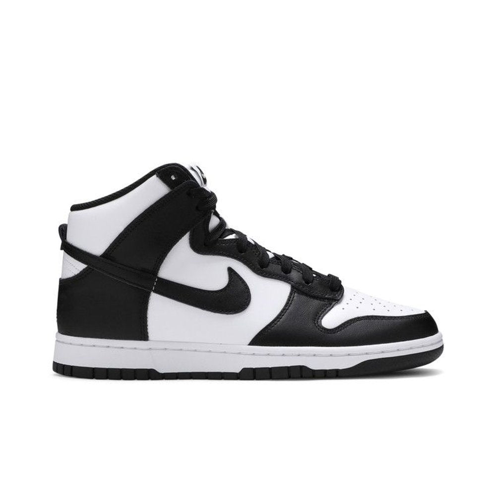 Nike Dunk High Panda Black White – boční pohled | Purekickz